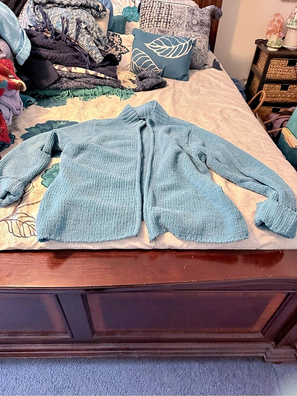 Blue Cardigan Like New